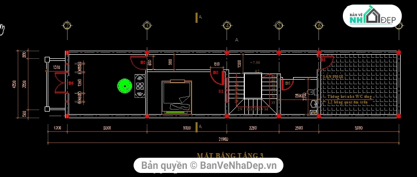 bản vẽ cad nhà 3 tầng,nhà 3 tầng 3.22x33.9m,File su nhà 3 tầng,Cad + su nhà 3 tầng,thiết kế nhà 3 tầng,nhà phố 3 tầng 4.2x22m